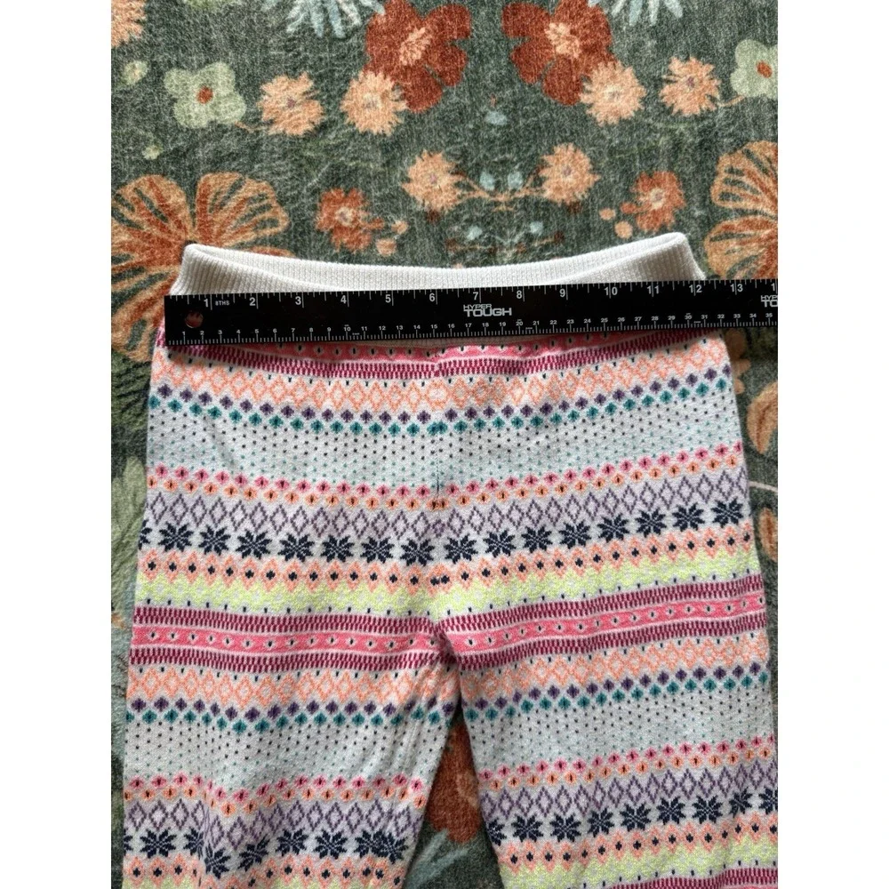 GAP Kids Girls Leggings‎ Thick Warm Size XXL Fair Isle Print Winter
